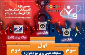 نهمین دوره المپیاد ورزشی کارکنان هلدینگ میدکو