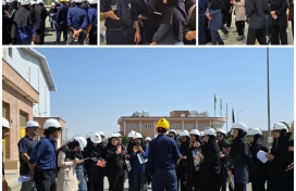 بازدید دانشجویان دانشگاه علمی کاربردی شهربابک از مجتمع بابک مس ایرانیان
